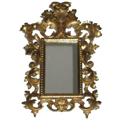 Antique Carved & Gilded Venetian Mirror