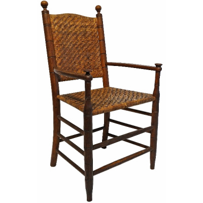 Antique English Rush Chair