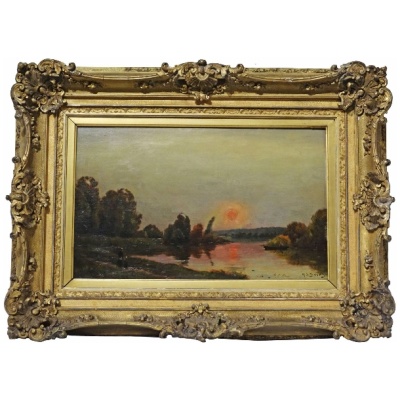 Antique Henry Jacques Delpy Painting