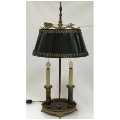 Antique French Bouillote Lamp