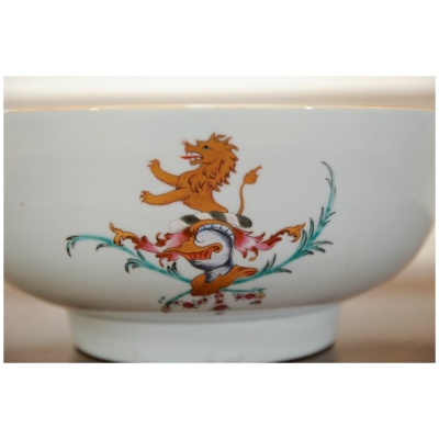 Antique Chinese Export Armorial Bowl