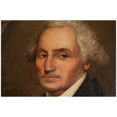 Antique George Washington Oval Portrait