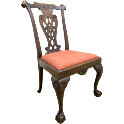 Antique c.19th Irish Chippendale Chair