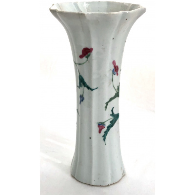 Antique Chinese Flared Trumpet Vase