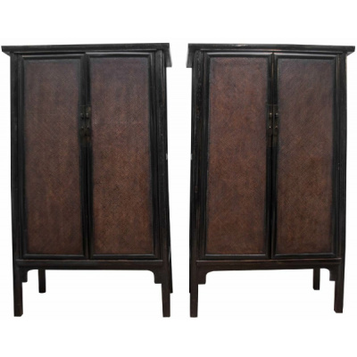 Antique Pair of Large Chinese Cabinets
