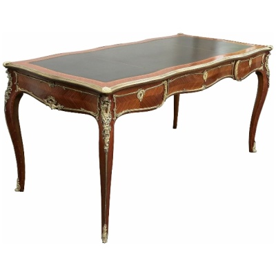 Antique Louis XV Style Bureau Plat Desk