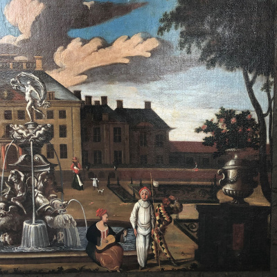 17th c. Palace Courtyard, Dutch School