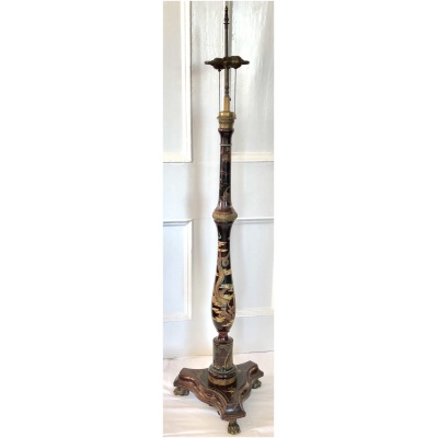 Antique Coromandel Floor Lamp