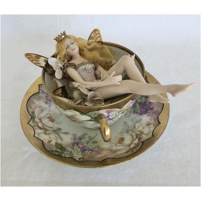 Vintage Stephanie Blythe Tea Cup Fairy