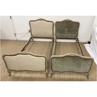 19th c. Pair of Twin French Beds