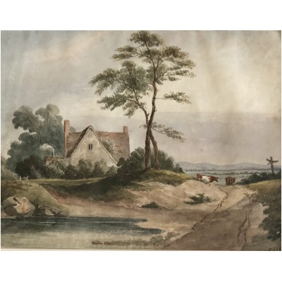 19th c. English Watercolor - EMG