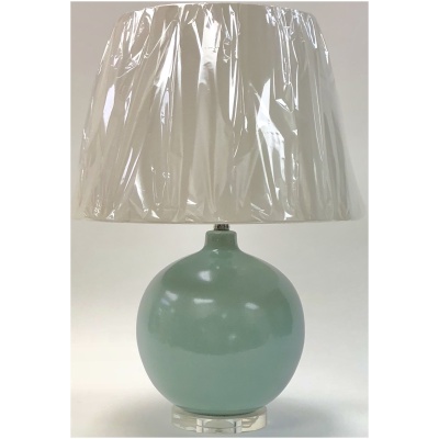 Buxton Ballon Lamp w/Celadon Glaze