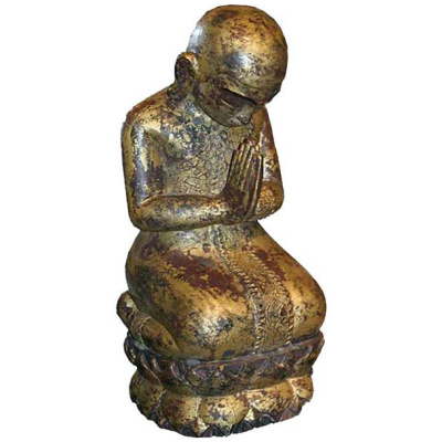 18th c. Gilt Burmese Buddha
