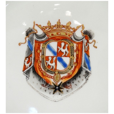 19th c. Chinese Export Armorial Plate