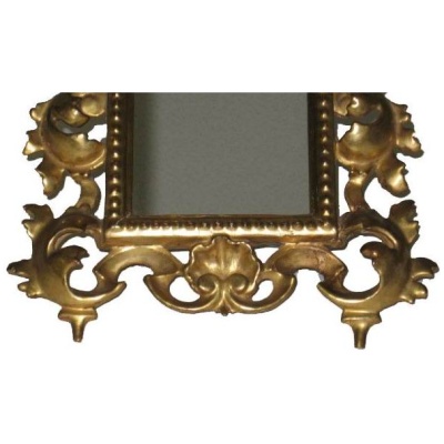 19th c. Carved & Gilded Venetian Mirror