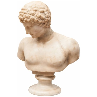 19th c. Bust of Roman Male Youth