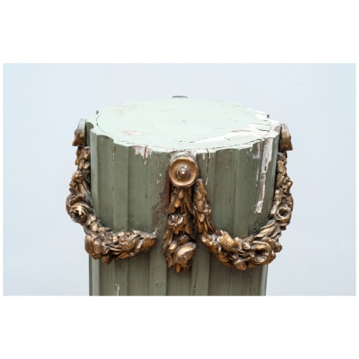19th c. Painted French Pedestal *Hold
