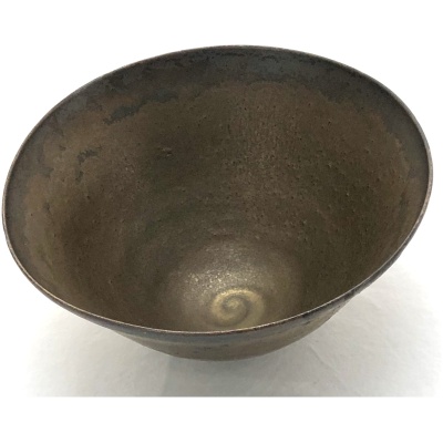 Contempory Ceramic Broze Bowl