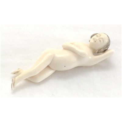 19th c. Petite Chinese Medicine Doll