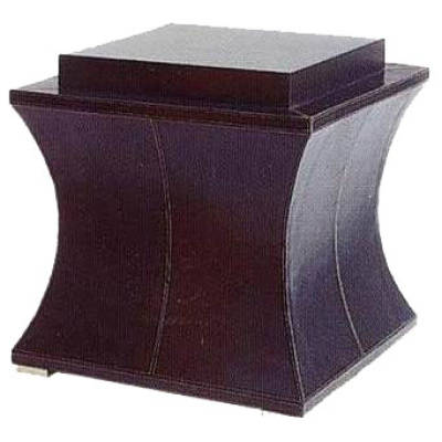 Square Hourglass Leather Table *Hold