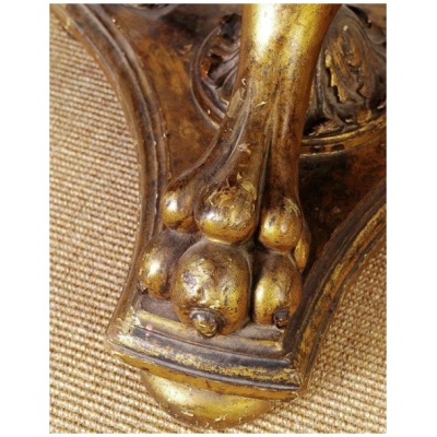 Antique Lion Paw Torcheres