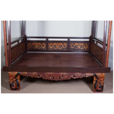 19th c. Chinese Wedding Bed