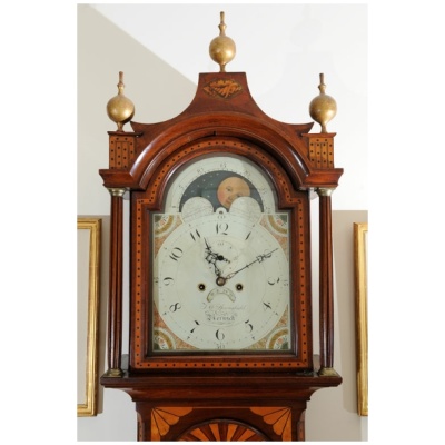 18th c. T O Springfield Tall Case Clock