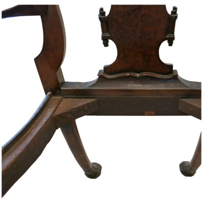 18th c. Dutch Walnut Arm Chairs