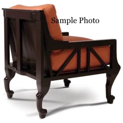 Egyptian Revival Thebes Lounge Chair