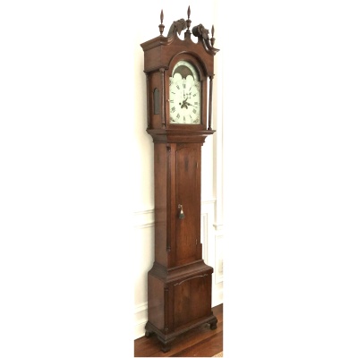 18th c. Maryland Chippendale Case Clock