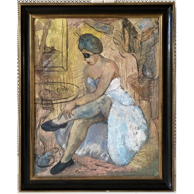 "The Dancer" Oil On Canvas