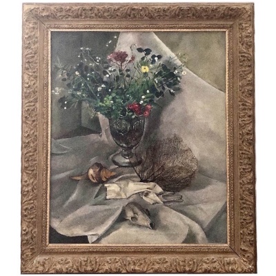 Tosca Olinsky”Floral Still Life”Painting