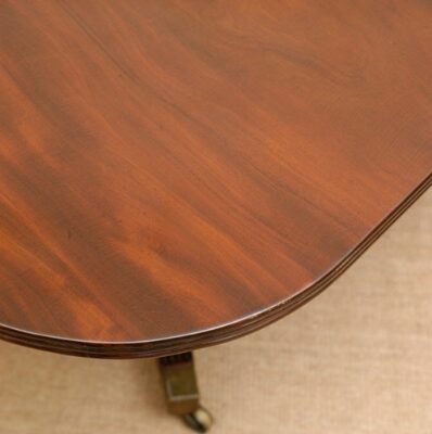 19th c. Mahogany Pedestal Dining Table