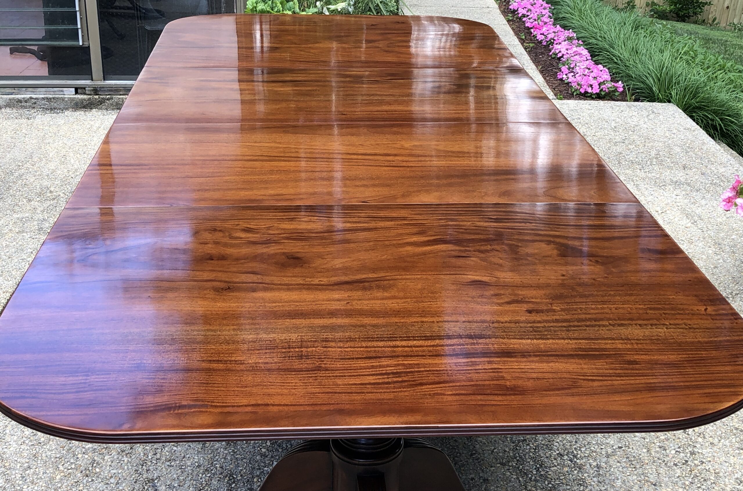 19th c. Mahogany 50"x 120" Dining Table