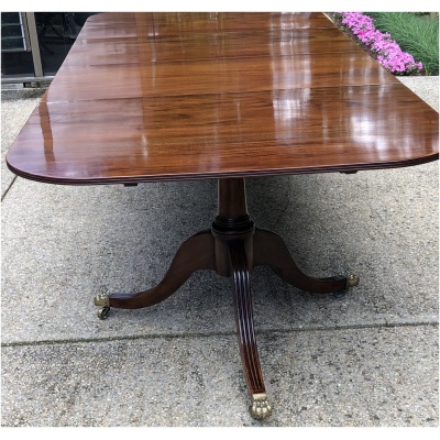 19th c. Mahogany 50"x 120" Dining Table