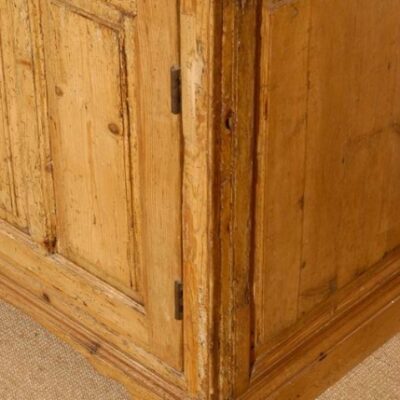 19th c. Deux Corps English Pine Armoire